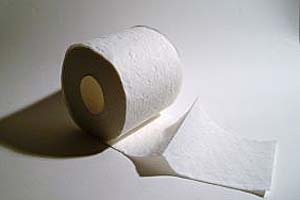 Toiletpapir - mas rullen flad, så får du ikke så meget med