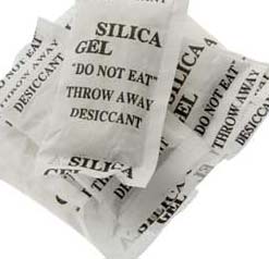 Silica gel poser - bruges mod fugt