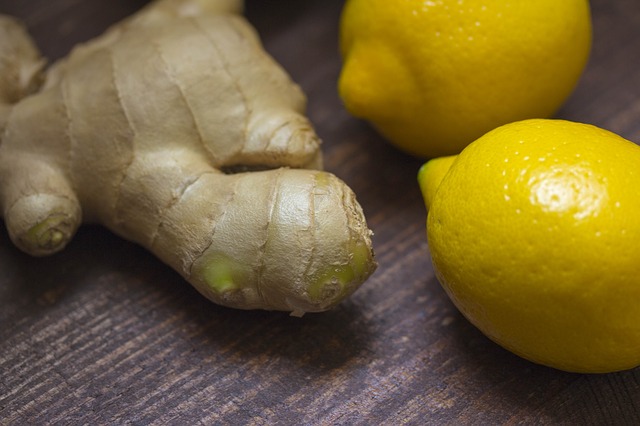 Ingefær og citron - mod forkølelse